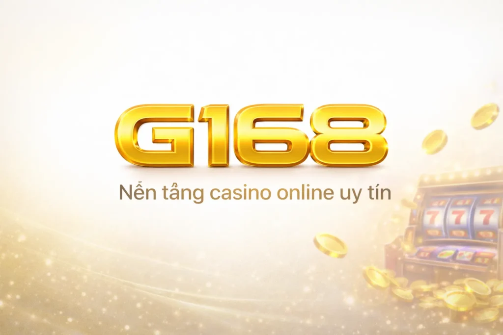 G168 casino online uy tín với nhiều trò chơi slot và live casino