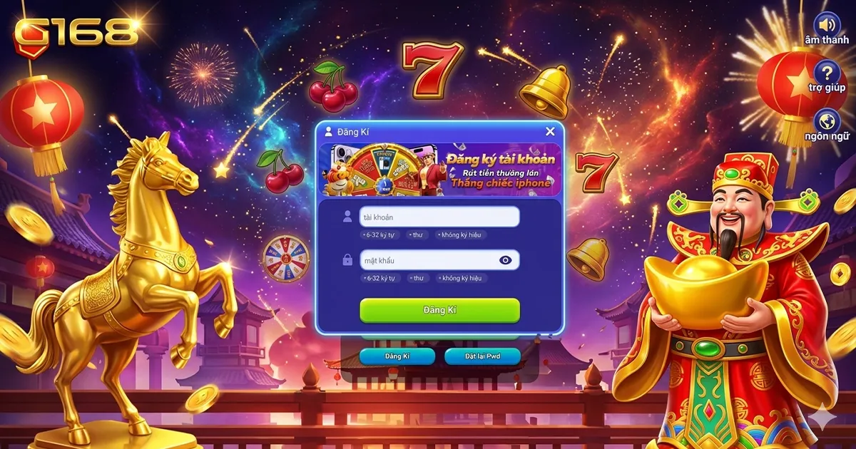 dang ky G168 casino online