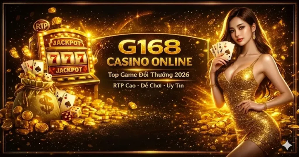 online casino G168 RTP cao uy tín 2026