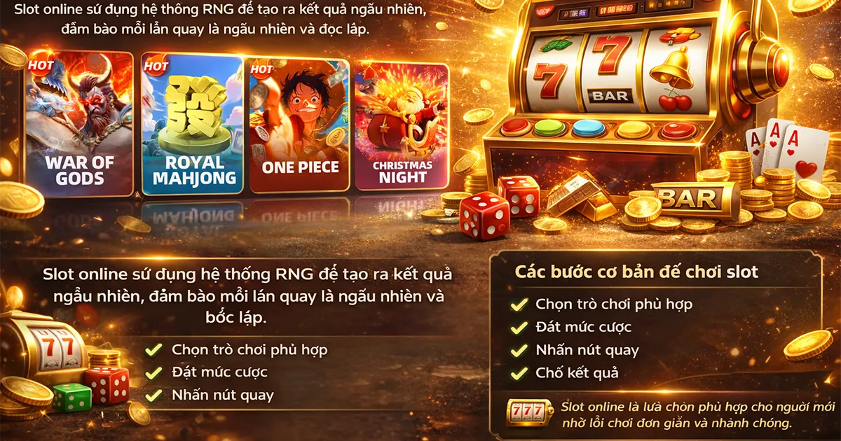 cách chơi slot online cho người mới